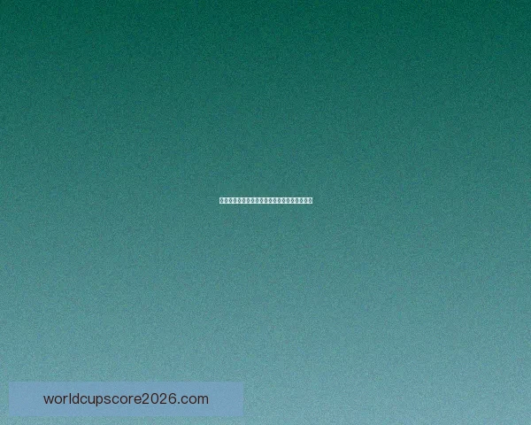 世界杯赛程与数据深度解析精准竞猜预测全攻略